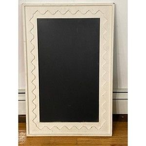 Framed chalkboard and corkboard (with 3 picture frames )